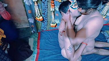 Husband and wife celebrated anniversary and had sex in all positions