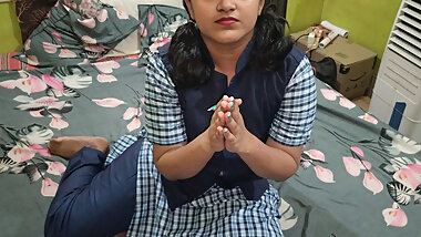 Cheating Stepsister fucked by a huge Indian Dick