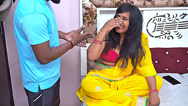 Shameless Mother-in-law sucks son-in-law's Big Dick and gets Cum on Face.