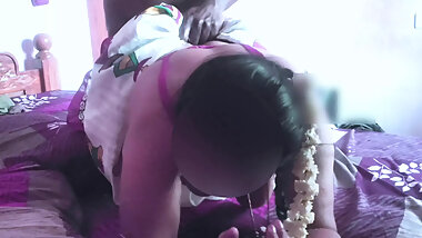 sexy cheating Neighbour wife Sreejaa Doggy style and Riding sex