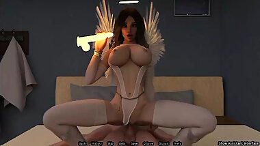 He fuck his girlfriend and cum on her face