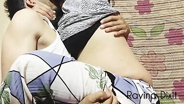 Stepbrother enjoyed with his stepsister in the house  while their parents were not available in the home