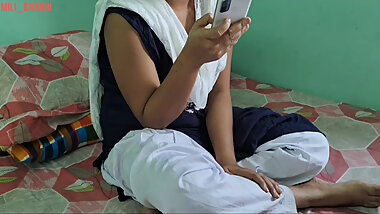 Caught buying Condom and Fuck Step-sister's Little tight pussy, Indian Desi Hot Step-sister Caught and Doggy style Hindi Au