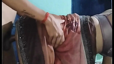 Brother-in-law sister-in-law in the room