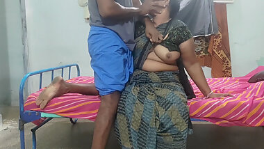 I had hot sex with my Tamil stepmother while she was watching TV.