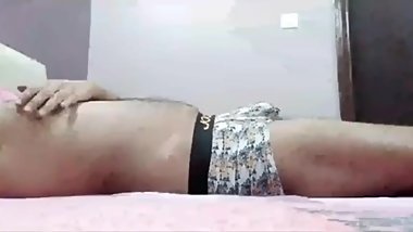 Indian showing his body in sexy underwear
