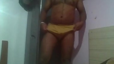 Indian guy being naughty and showing his body on cam
