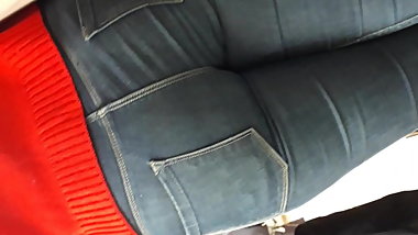 Indian Girl Tight Jeans  +