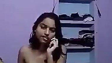 Sexy Indian girl Fingering Selfie