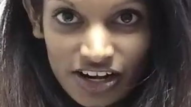 Indian Amateur surprise cream pie