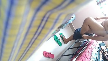 Indian boy stripping naked exposing dick