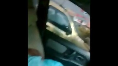 GF sucking cock inside car full vid. on indiansxvideo . com