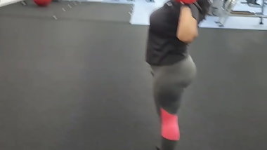 Candid short video capture of client with big breasts & ass