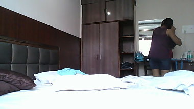 DESI College Girl Cloth Change Nude