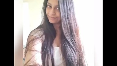 Sexy Hair Playing Indian Model - (@ash_sisodiya)